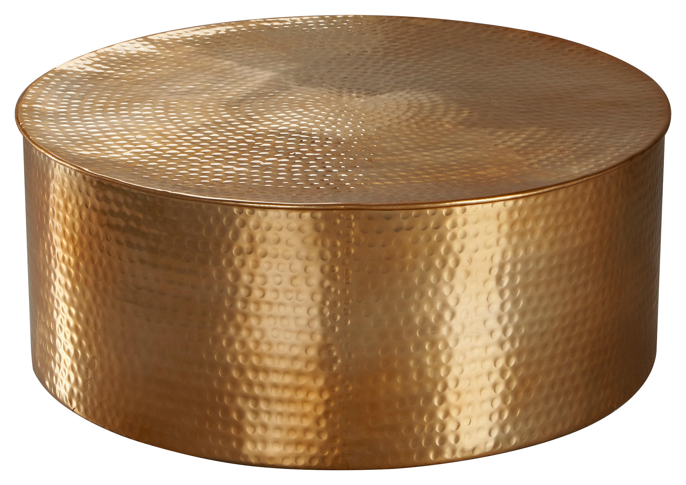 MID.YOU COUCHTISCH Gold 75cm × 75cm × 31cm
