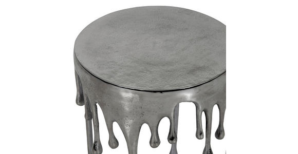 BEISTELLTISCH in Metall 38/38/50 cm  - Silberfarben, MODERN, Metall (38/38/50cm) - Ambia Home