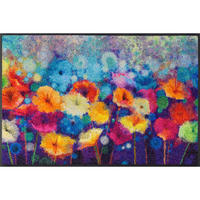 FUßMATTE 50/75 cm Flowerlover  - Multicolor, KONVENTIONELL, Kunststoff/Textil (50/75cm) - wash+dry