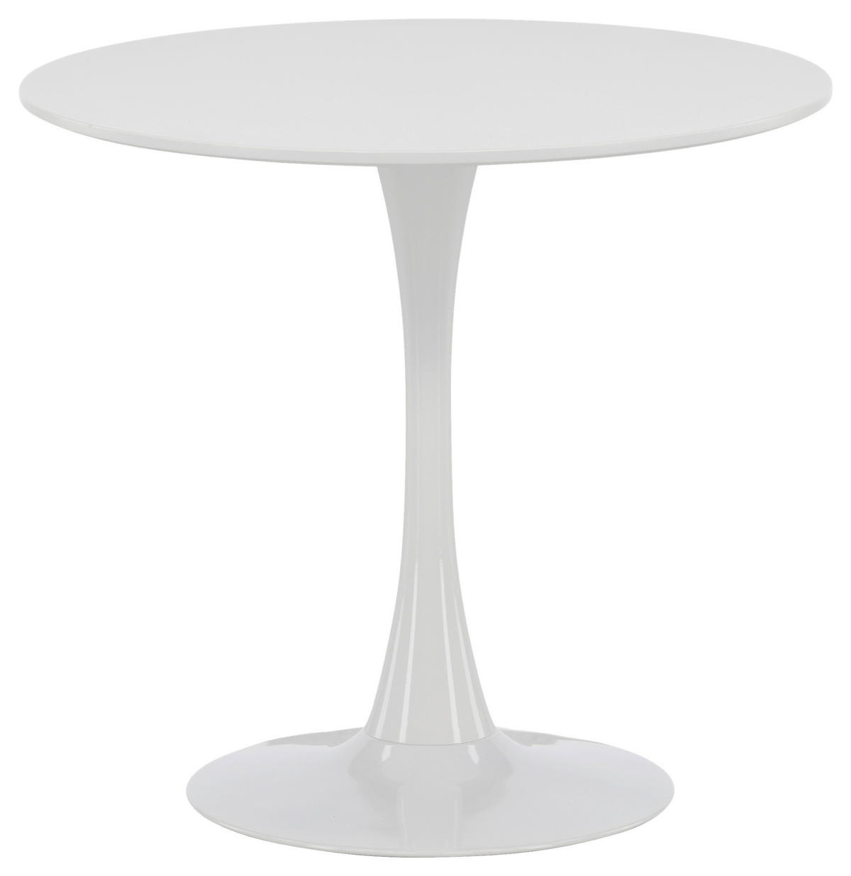 ESSTISCH in Metall, Holzwerkstoff 80/80/75 cm  - Hellgrau/Weiß, Design, Holzwerkstoff/Metall (80/80/75cm) - Livetastic