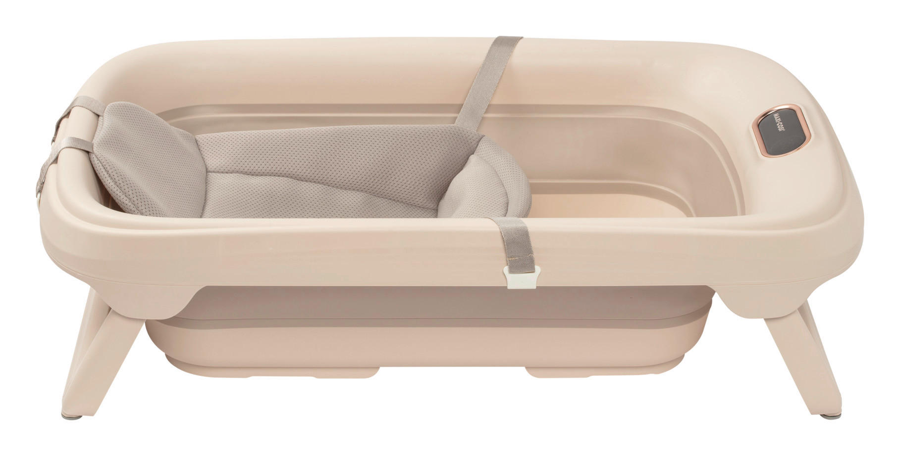BABYBADEWANNE Indigo Pus  - Hellrosa, Basics, Kunststoff/Textil (51/24/86cm) - Maxi-Cosi