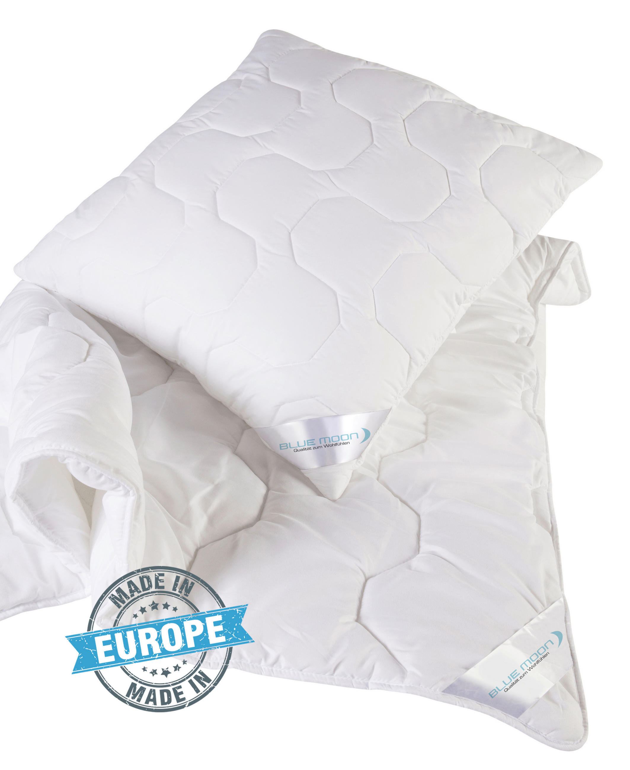 BETTENSET 140x200/70x90 cm  - Weiß, Basics, Textil (140x200/70x90cm)