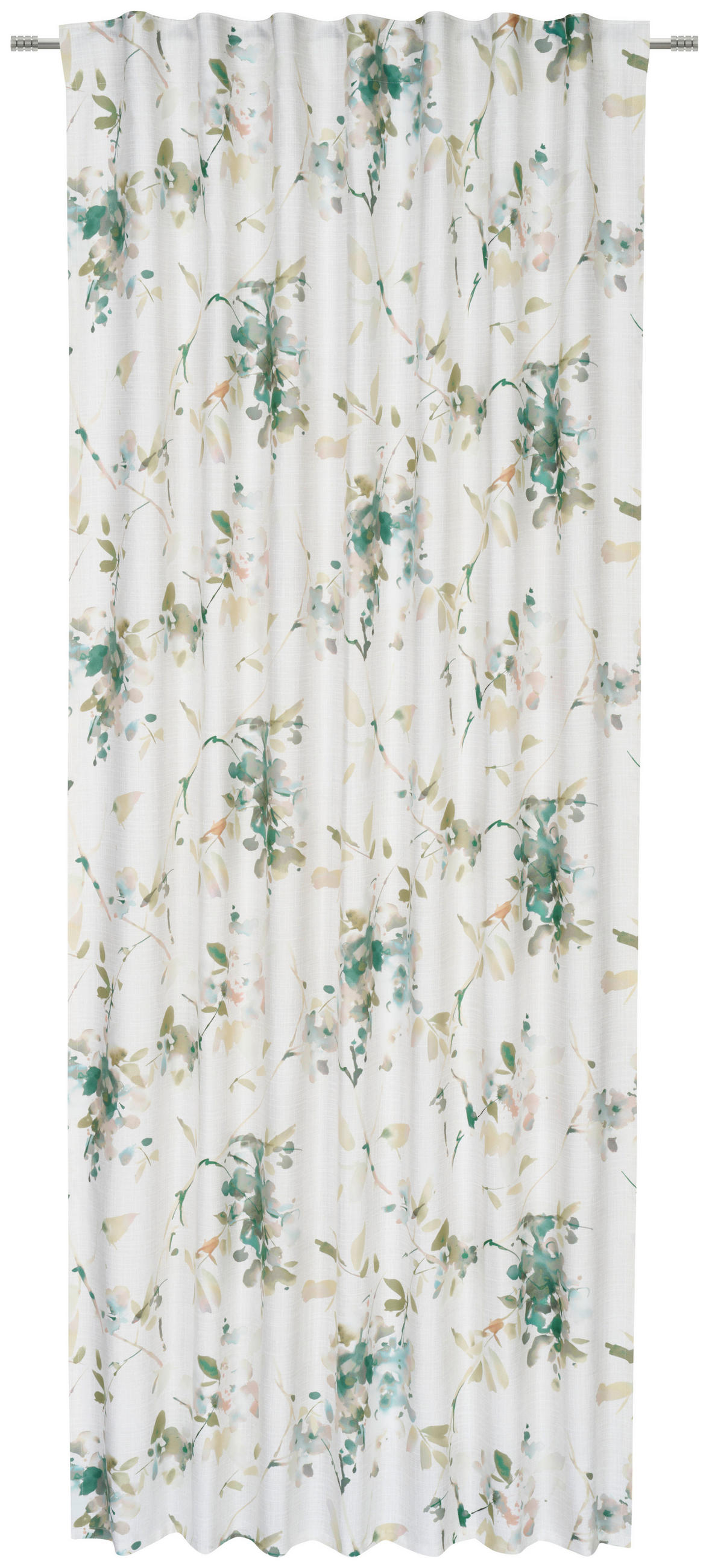 HOTOVÝ ZÁVES, nepriehľadné, 140/245 cm - zelená, Konventionell, textil (140/245cm) - Esposa