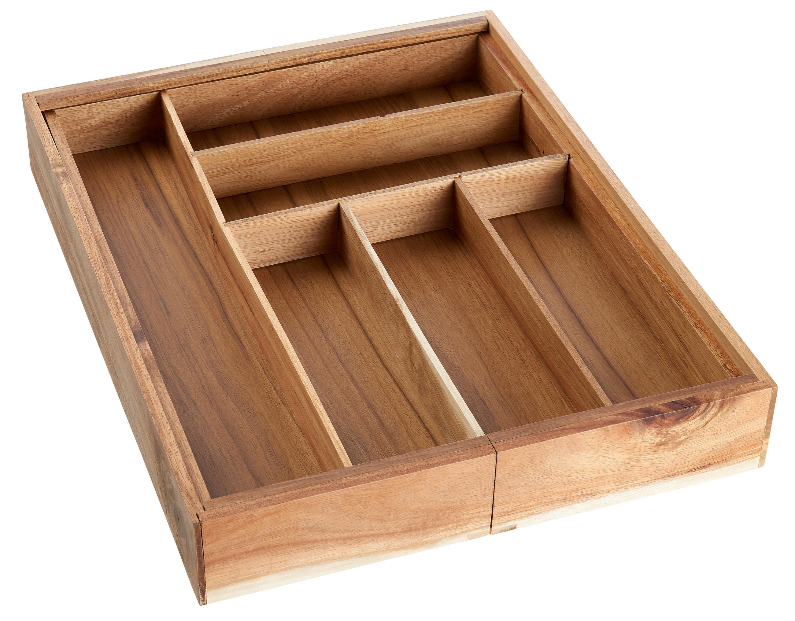 BESTECKBOX - Akaziefarben, Basics, Holz (35/43/6cm) - Homeware Profession.