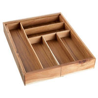 BESTECKBOX - Akaziefarben, Basics, Holz (35/43/6cm) - Homeware Profession.