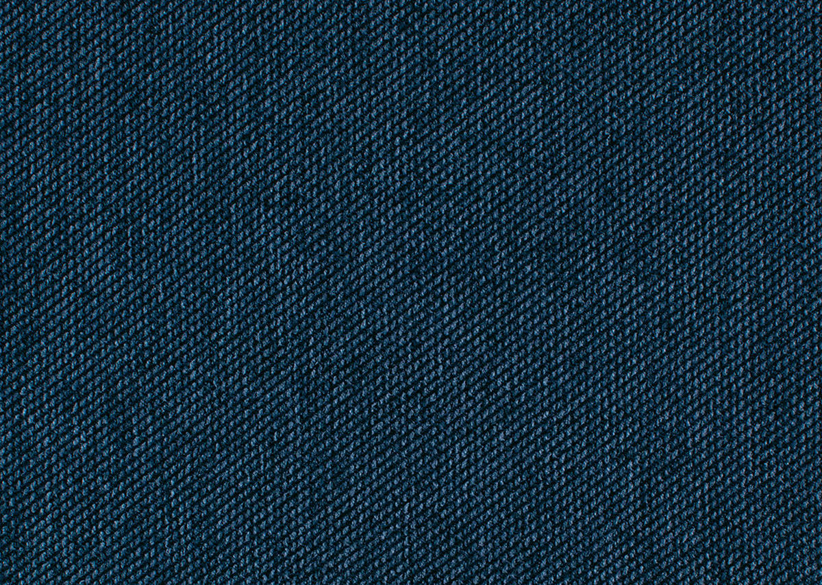 ECKSOFA in Webstoff Dunkelblau  - Schwarz/Dunkelblau, Design, Textil/Metall (216/300cm) - Welnova