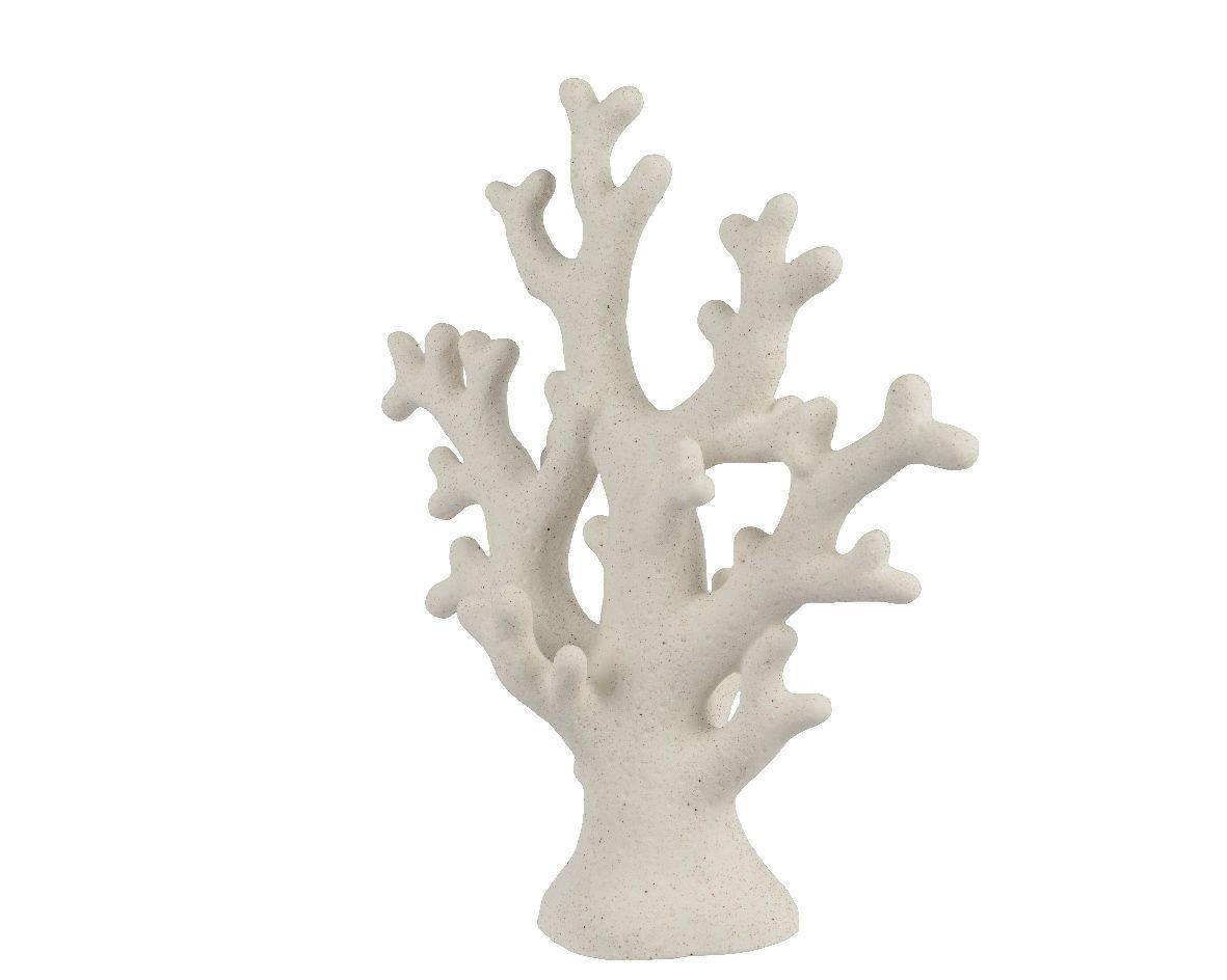 FIGURA DEKORATIVNA - bež, Basics, keramika (28,5cm)