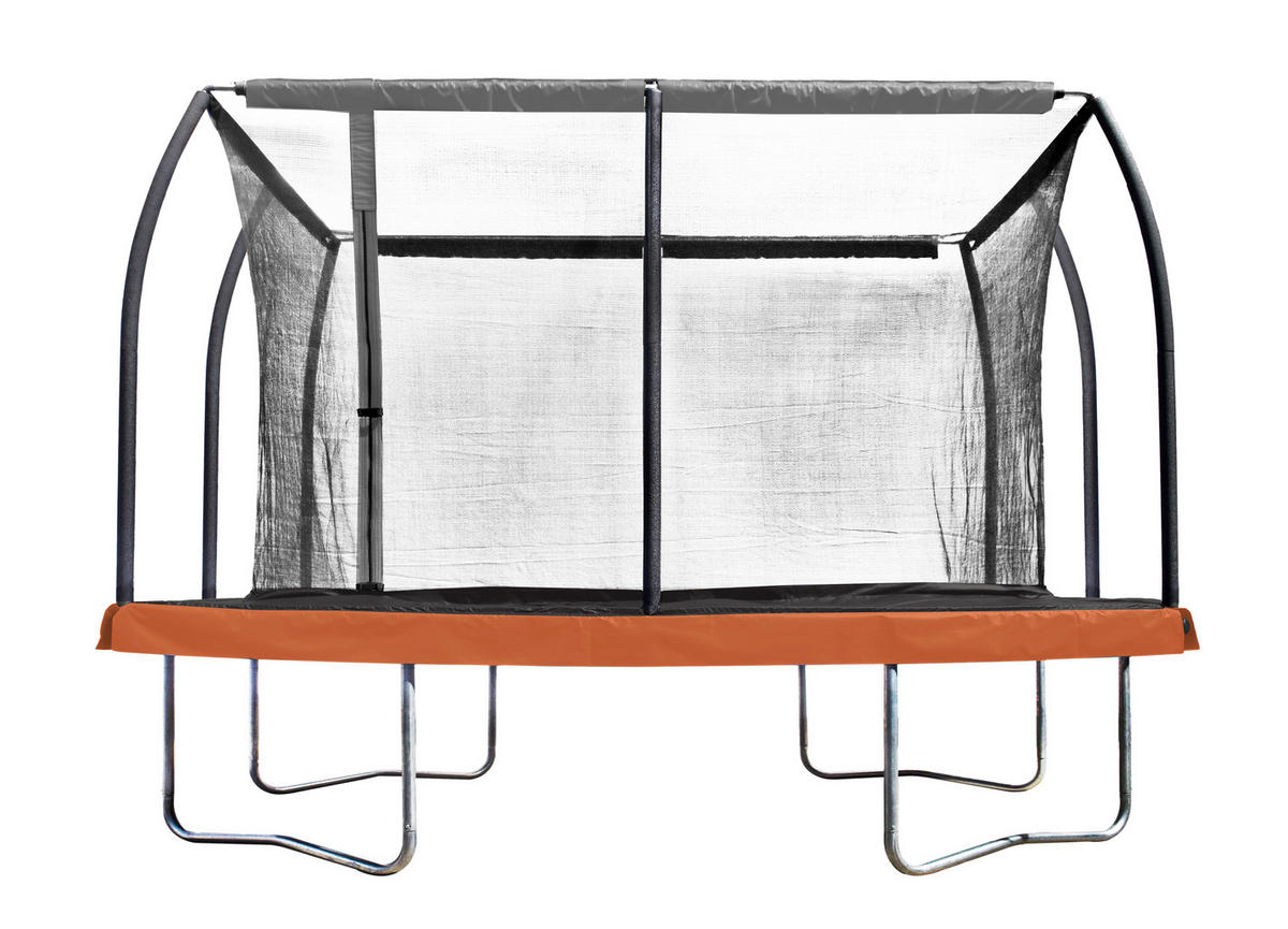 TRAMPOLIN TPE 366, ECKIG  - Orange, KONVENTIONELL (366/273cm) - Atrigo