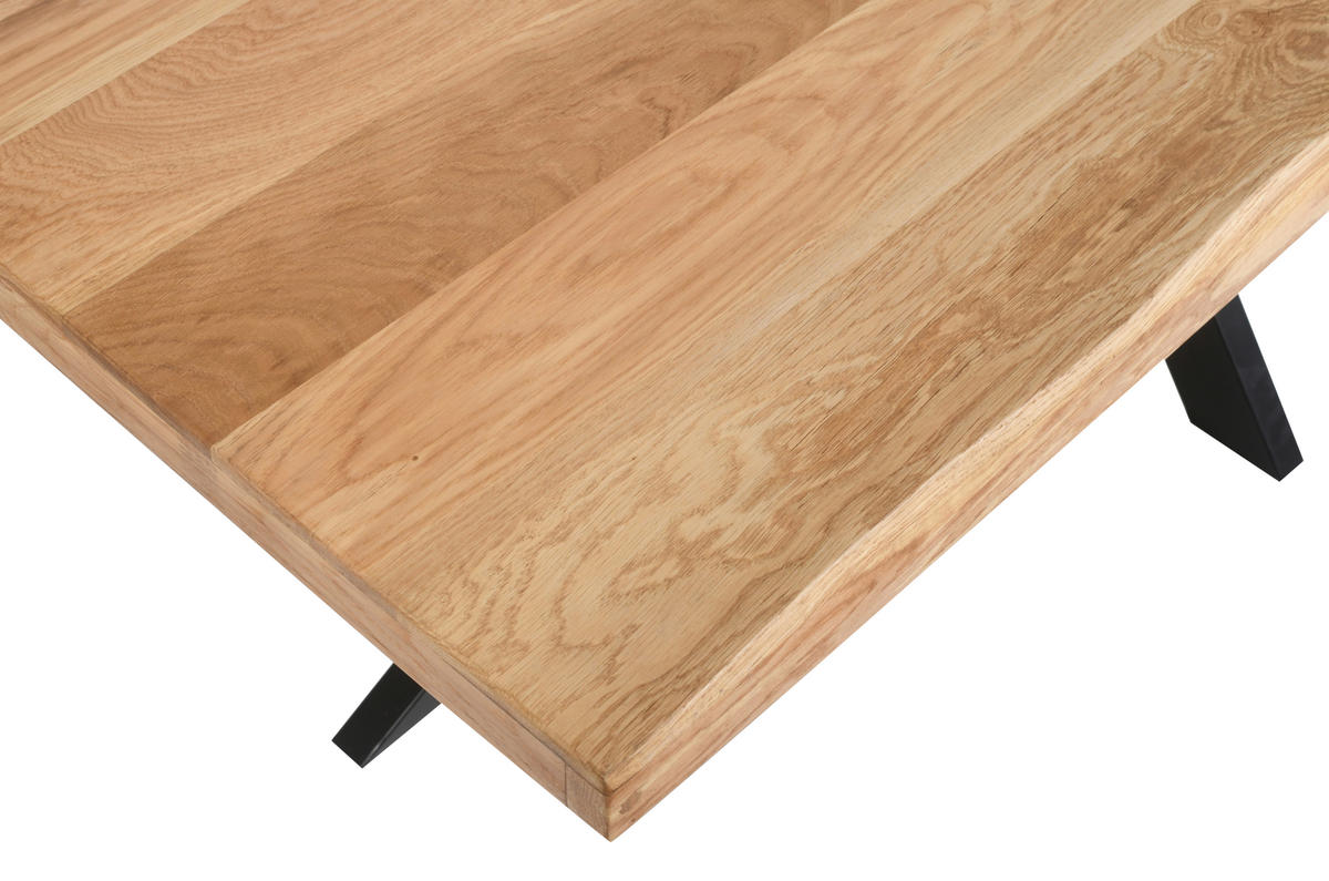 TISCHPLATTE Eiche Eichefarben  - Eichefarben, Design, Holz (220/100/5cm) - Landscape