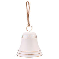 DEKORAČNÍ ZVONEK - bílá, Basics, kov (41/45/41cm)