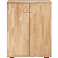AKTENSCHRANK Kernbuche massiv Kernbuche  - Kernbuche, Design, Holz (73/90/38cm) - Carryhome