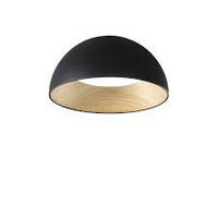 LED-DECKENLEUCHTE Luce Ambiente e  Design 35/23 cm   - Schwarz/Weiß, KONVENTIONELL, Kunststoff/Metall (35/23cm)