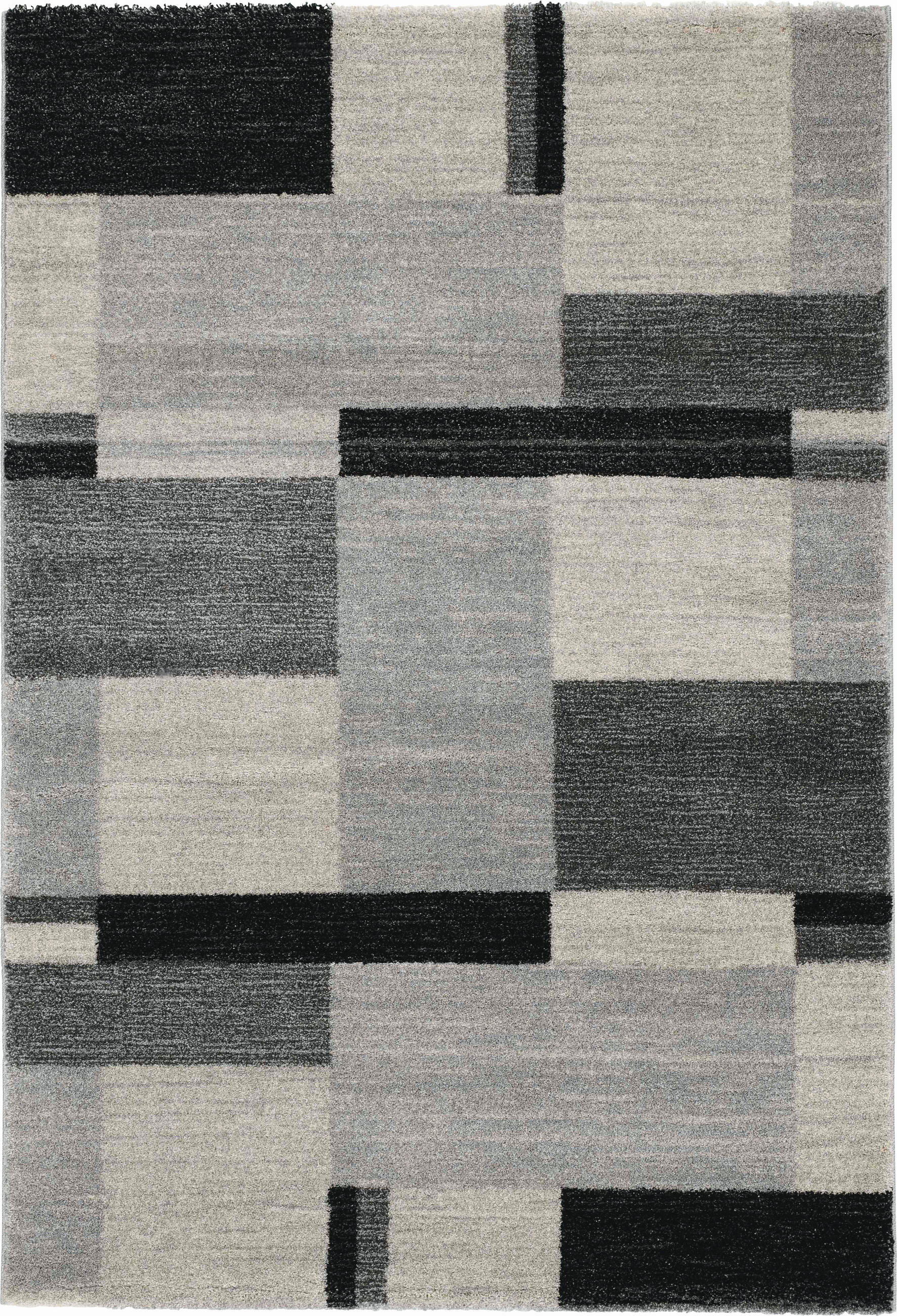 WEBTEPPICH 200/250 cm Palazzo Bloc Grau  - Grau, Design, Textil (200/250cm) - Novel