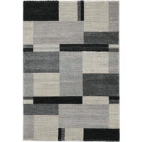 WEBTEPPICH 200/250 cm Palazzo Bloc Grau  - Grau, Design, Textil (200/250cm) - Novel
