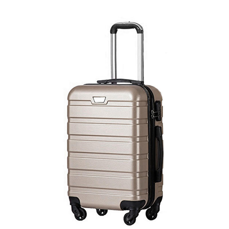 REISEKOFFER Goldfarben  - Goldfarben, Basics, Kunststoff/Metall (41/66/26cm) - Novel