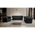 CHESTERFIELD-SESSEL - Wengefarben/Dunkelgrau, LIFESTYLE, Holz/Textil (115/76,5/96cm) - Landscape