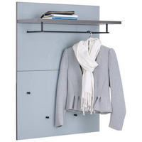 GARDEROBENPANEEL  in 75/101/30 cm  - Graphitfarben/Grau, Design, Glas/Holzwerkstoff (75/101/30cm) - Voleo