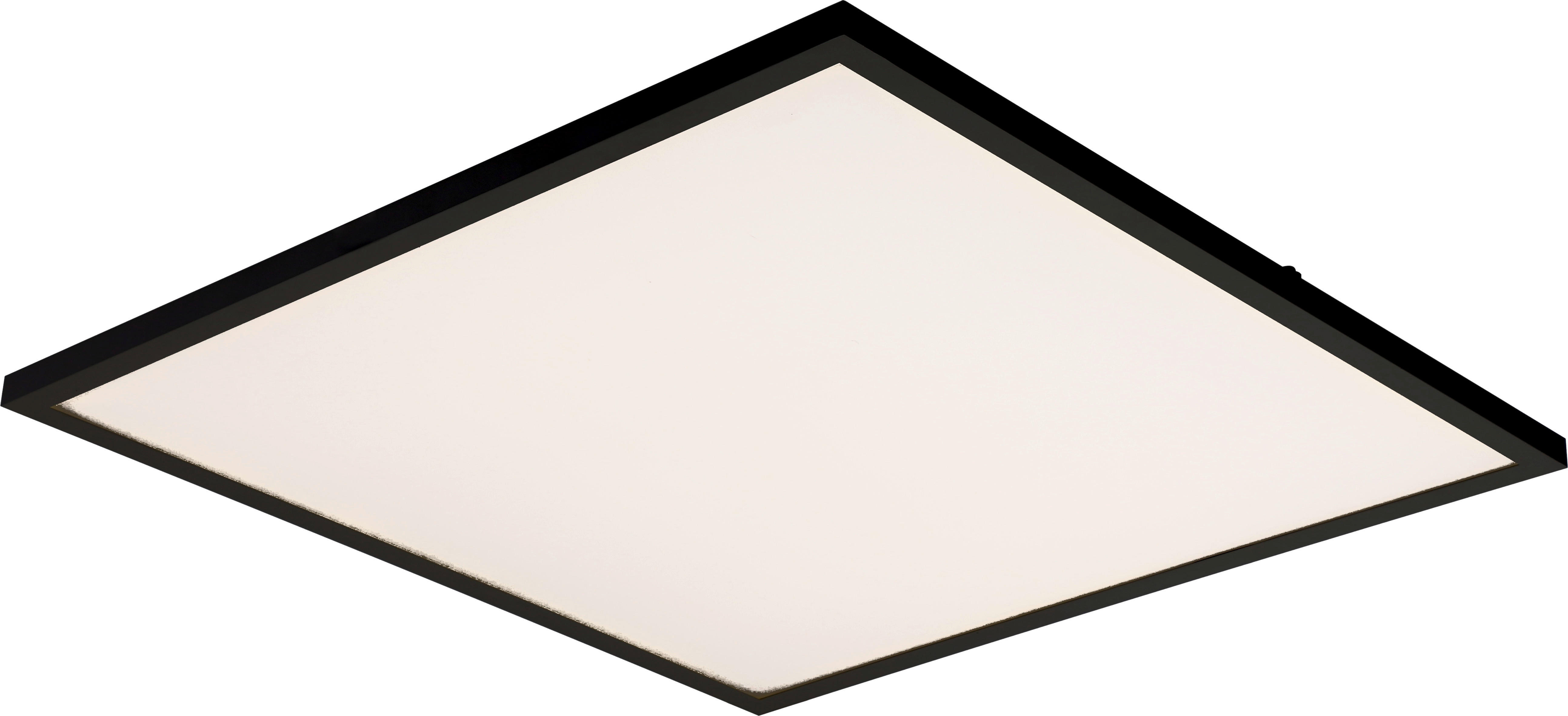 LED PANEL, 45/45/4,5 cm - čierna/biela, Basics, kov/plast (45/45/4,5cm) - Novel