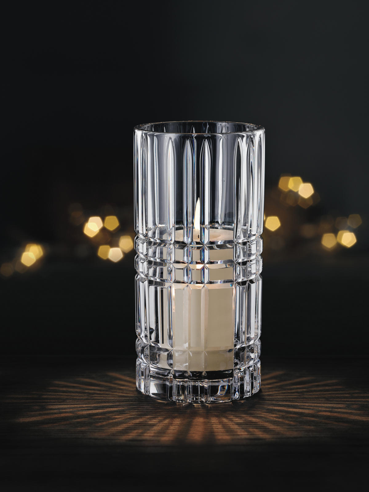 VASE  - Klar, Basics, Glas (16,5/16,5/30,5cm) - Nachtmann