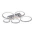 LED-DECKENLEUCHTE - Silberfarben, MODERN, Metall (66/55/8,5cm) LED-DECKENLEUCHTE - Silberfarben, MODERN, Metall (66/55/8,5cm)