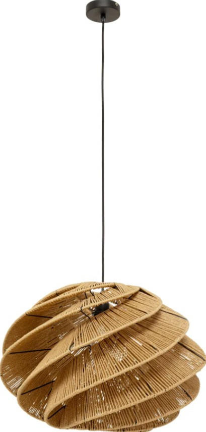 HÄNGELEUCHTE 55,5/36,5/55,5 cm   - LIFESTYLE, Naturmaterialien/Metall (55,5/36,5/55,5cm) - Kare-Design