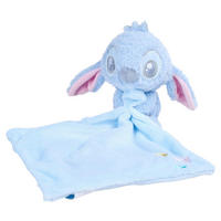 SCHMUSETUCH Stitch  - Hellblau, Basics, Kunststoff (33/28/6cm) - Disney