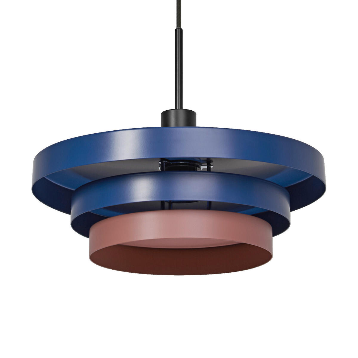 HÄNGELEUCHTE 40/136 cm  - Blau/Rosa, Basics, Metall (40/136cm) - Osram
