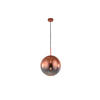 HÄNGELEUCHTE Palla 30/150 cm   - Kupferfarben, KONVENTIONELL, Glas (30/150cm)