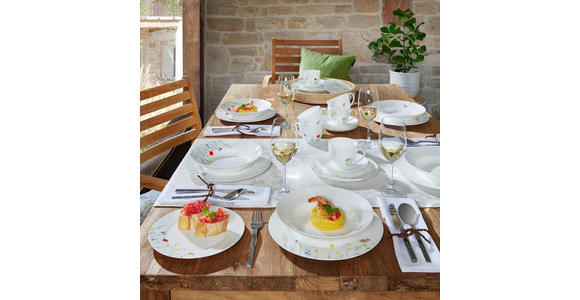 TAFELSERVICE Multicolor Wildflower 12-teilig  - Multicolor, Basics, Keramik - Novel