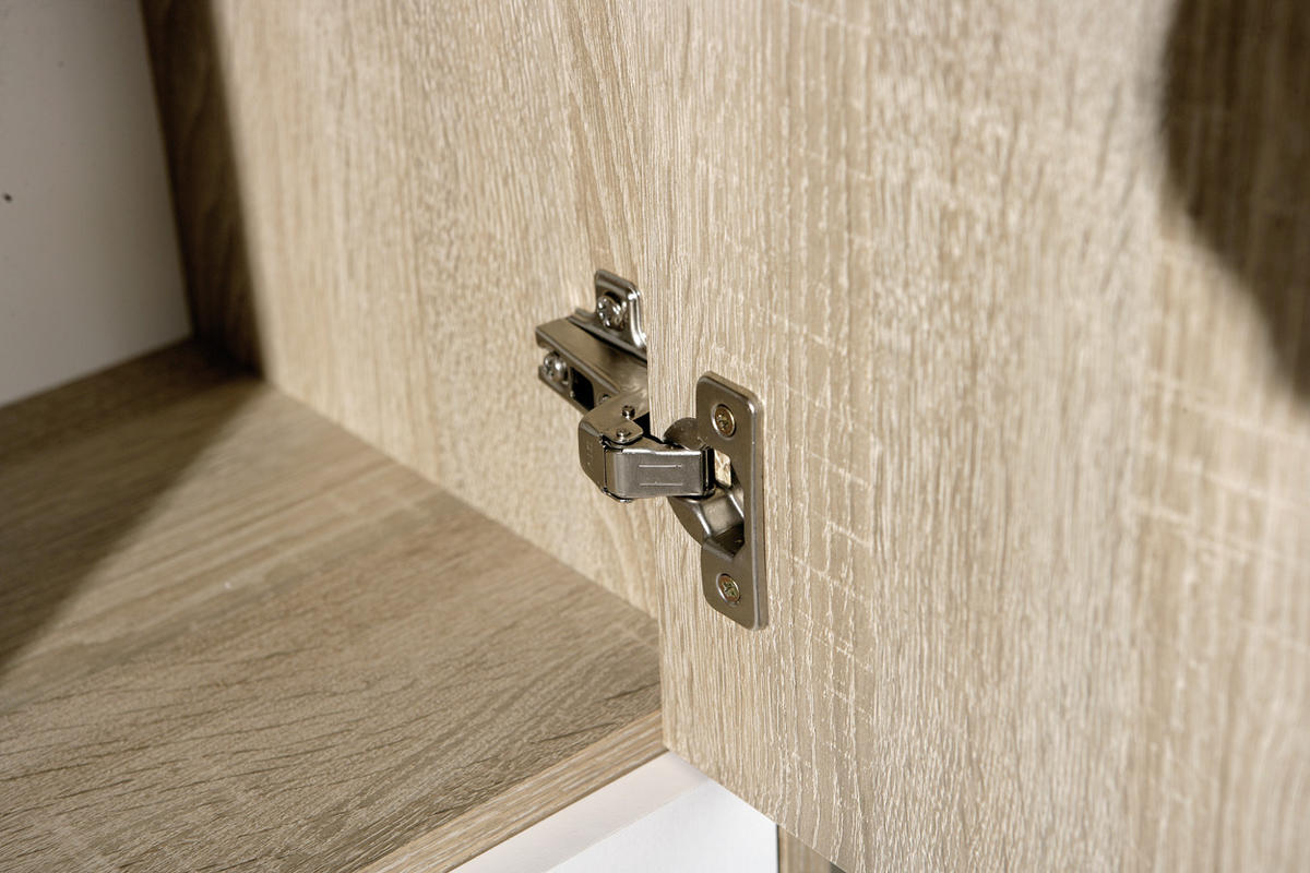 HIGHBOARD  in 77/115/30 cm  - Alufarben/Weiß, Basics, Holzwerkstoff/Kunststoff (77/115/30cm) - MID.YOU