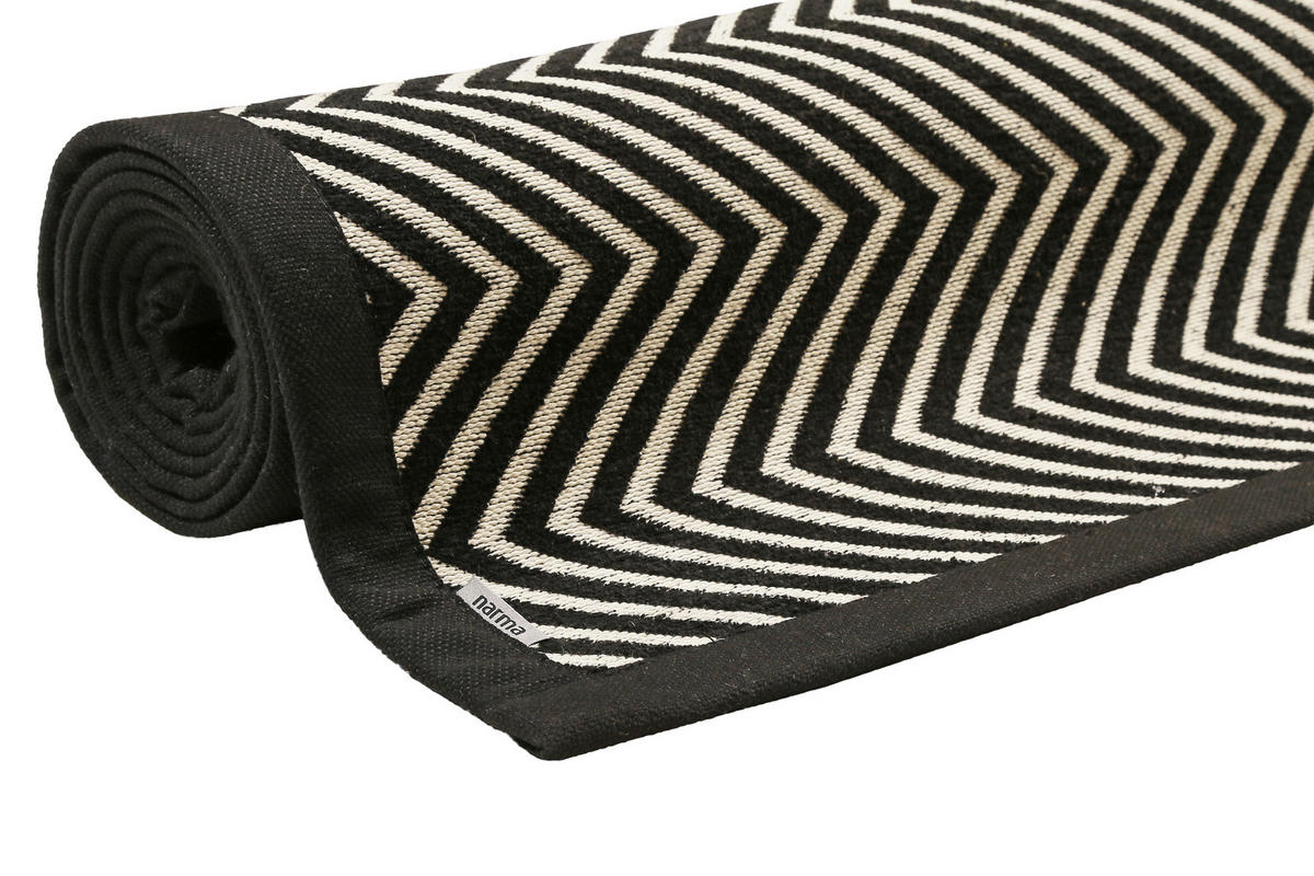 HANDWEBTEPPICH 140/200 cm Paulsen Schwarz  - Schwarz, Trend, Textil (140/200cm) - Esprit