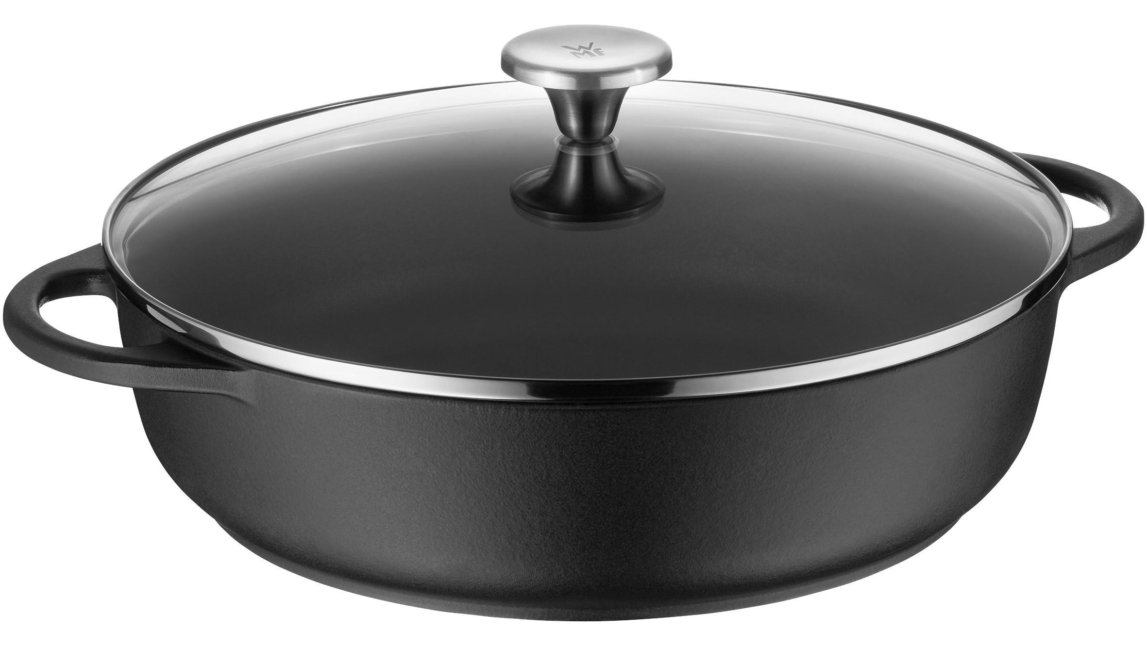 PFANNE 28 cm  - Schwarz, Basics, Glas/Metall (28cm) - WMF