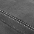 3-SITZER-SOFA Mikrofaser Anthrazit  - Chromfarben/Anthrazit, Design, Textil/Metall (234/86/97cm) - Hom`in