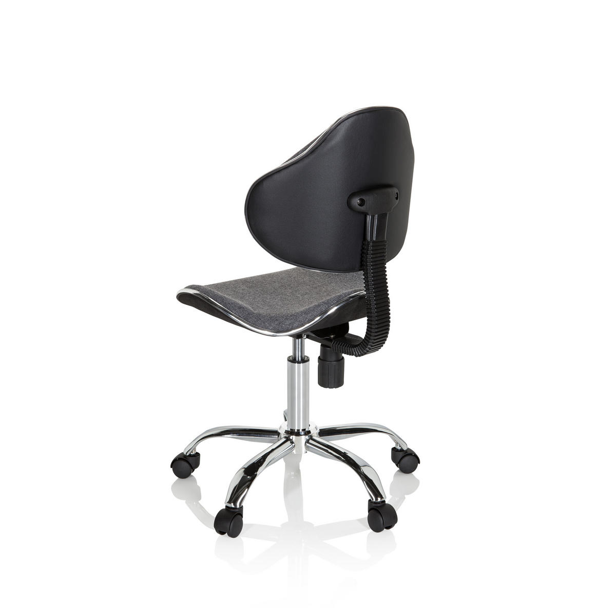 JUGENDDREHSTUHL Grau  - Grau, Basics, Kunststoff (47/87-98/49cm)