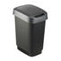 ABFALLEIMER 10 l - Dunkelgrau/Schwarz, Basics, Kunststoff (24,8/18,1/33cm) - Rotho ABFALLEIMER 10 l - Dunkelgrau/Schwarz, Basics, Kunststoff (24,8/18,1/33cm) - Rotho