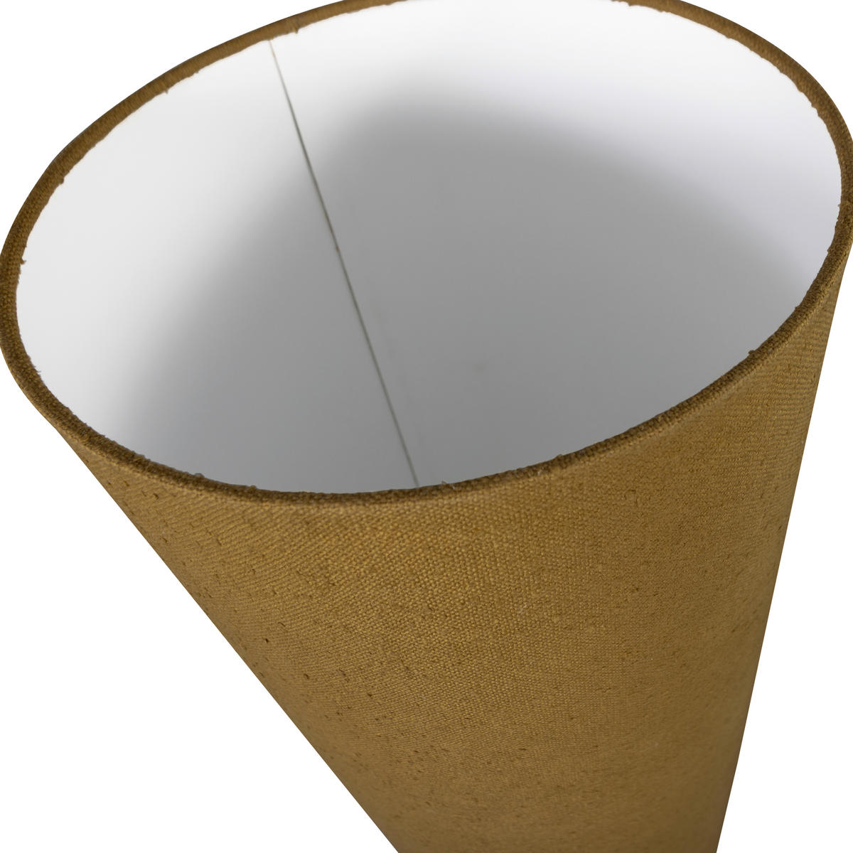 STEHLEUCHTE Loft 35/187/35 cm  - Gelb/Braun, Basics, Textil (35/187/35cm) - Collet's Monde