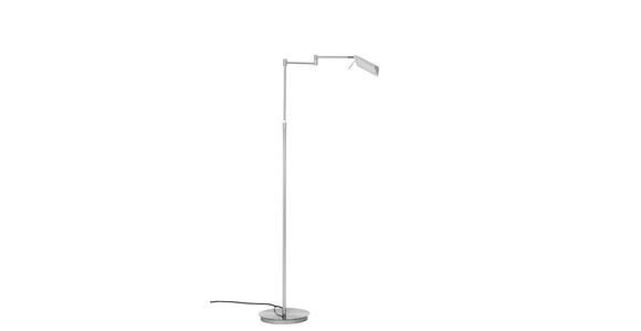 LESELEUCHTE 25/146 cm - Silberfarben/Weiß, KONVENTIONELL, Kunststoff/Metall (25/146cm) - Novel