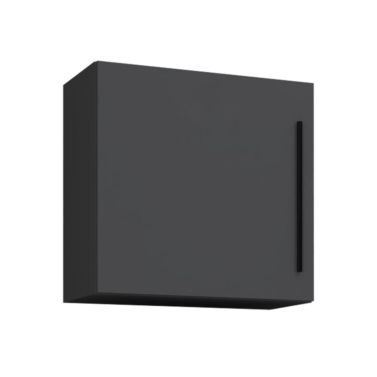 HÄNGEELEMENTAnthrazit   - Anthrazit/Schwarz, Modern, Holzwerkstoff/Metall (50/50/30cm) - MID.YOU