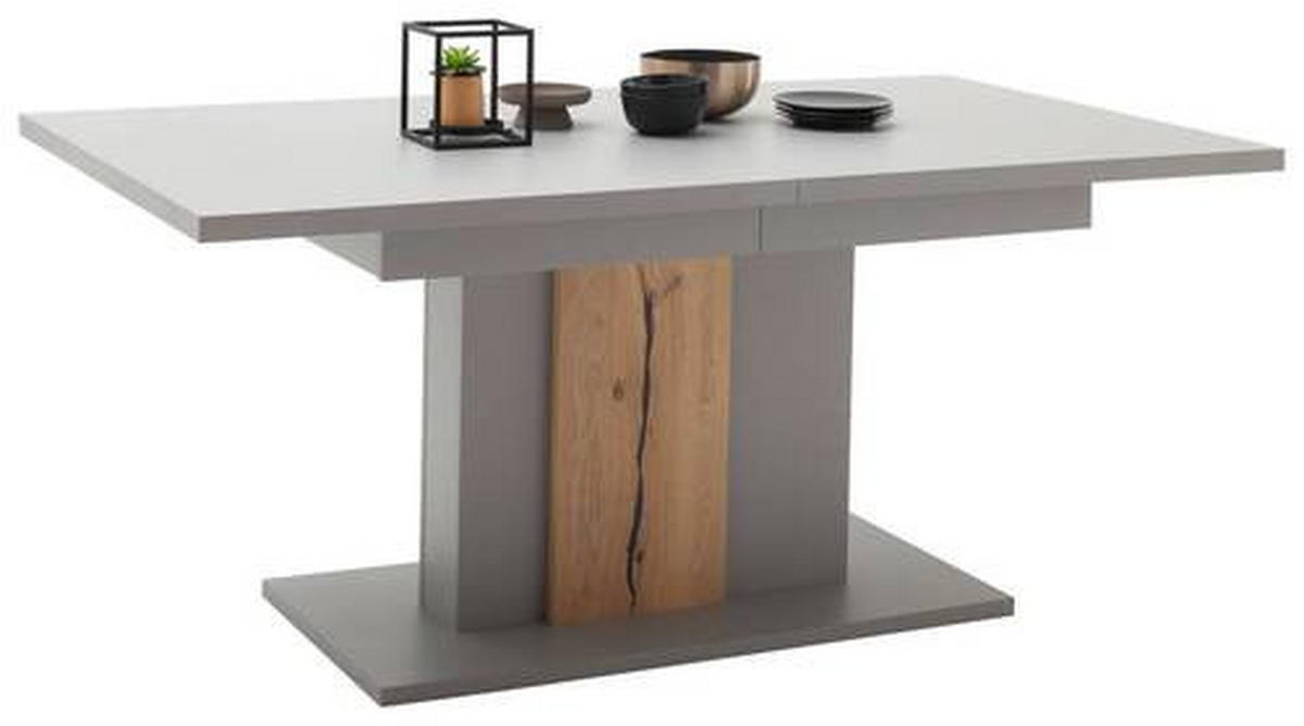 ESSTISCH in Holzwerkstoff 180-280/100/78 cm  - Eichefarben/Grau, Design, Holzwerkstoff (180-280/100/78cm) - MID.YOU