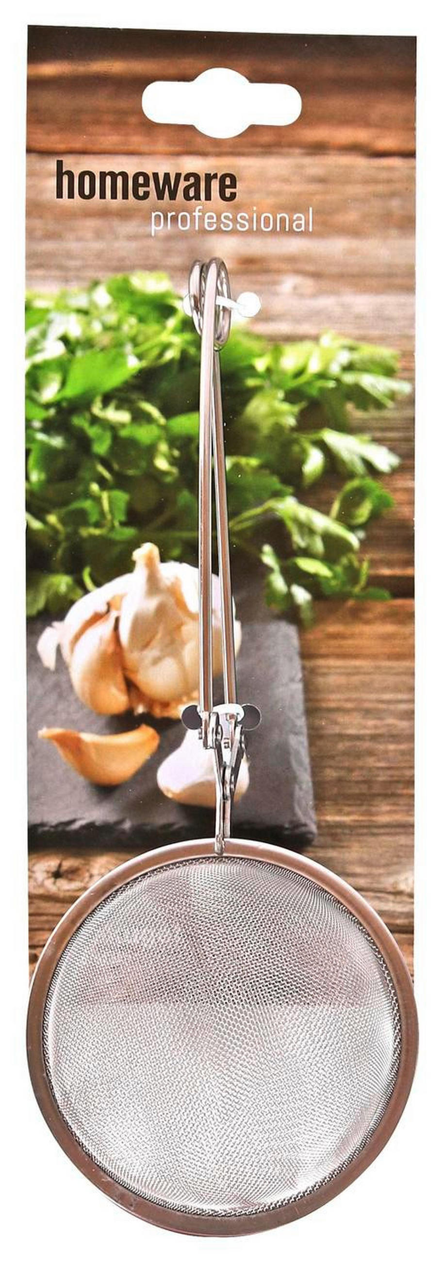 CEDILJKA ZA ČAJ - boja nerđajućeg čelika, Osnovno, metal (8cm) - Homeware Profession.
