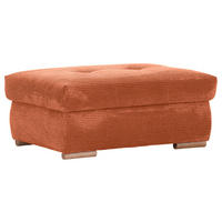 HOCKERBANK in Textil Rostfarben  - Eichefarben/Rostfarben, Konventionell, Holz/Textil (103/45/71cm) - Carryhome