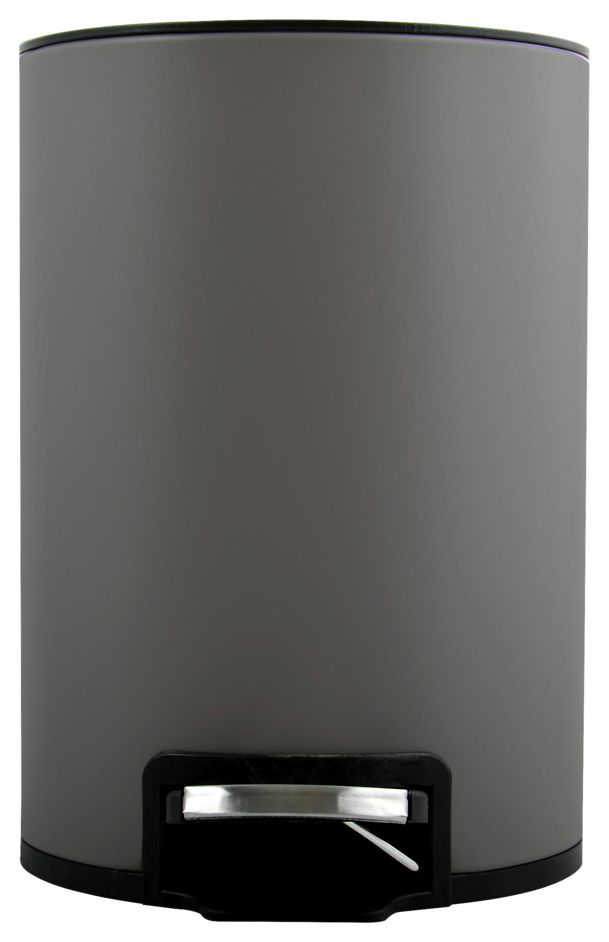 TRETEIMER 5 L  - Schwarz/Grau, KONVENTIONELL, Kunststoff/Metall (20/25/30cm) - Spirella