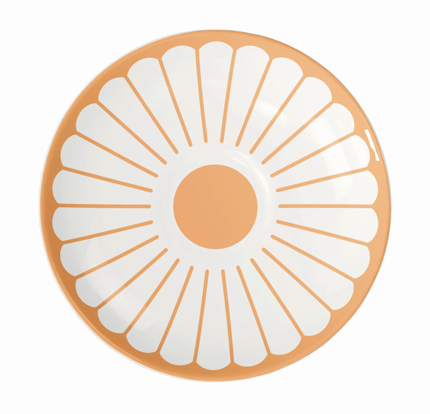 Villeroy & Boch Espresso-Untertasse Fleur Soleil Weiß, Dunkelgelb 2 cm