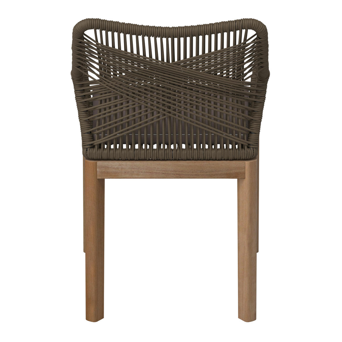 FOTOLIU PENTRU GRĂDINĂ in lemn, metal, plastic, textil gri deschis, culoare lemn tec  - gri deschis/culoare lemn tec, Modern, plastic/lemn (58/64/81cm) - Ambia Garden