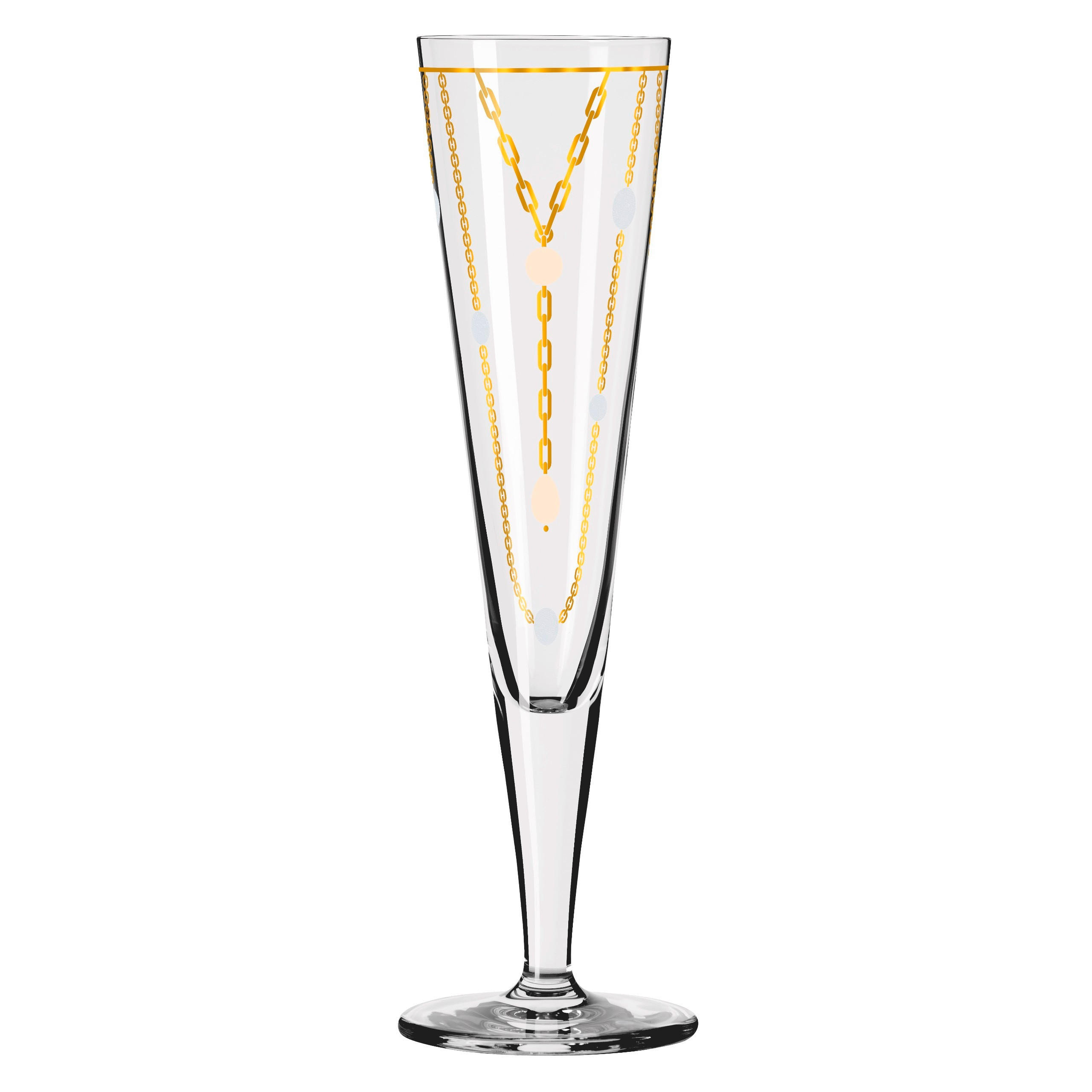 CHAMPAGNERGLAS 205 ml  - Goldfarben/Rosa, LIFESTYLE, Glas (7,2/24/7,2cm) - Ritzenhoff