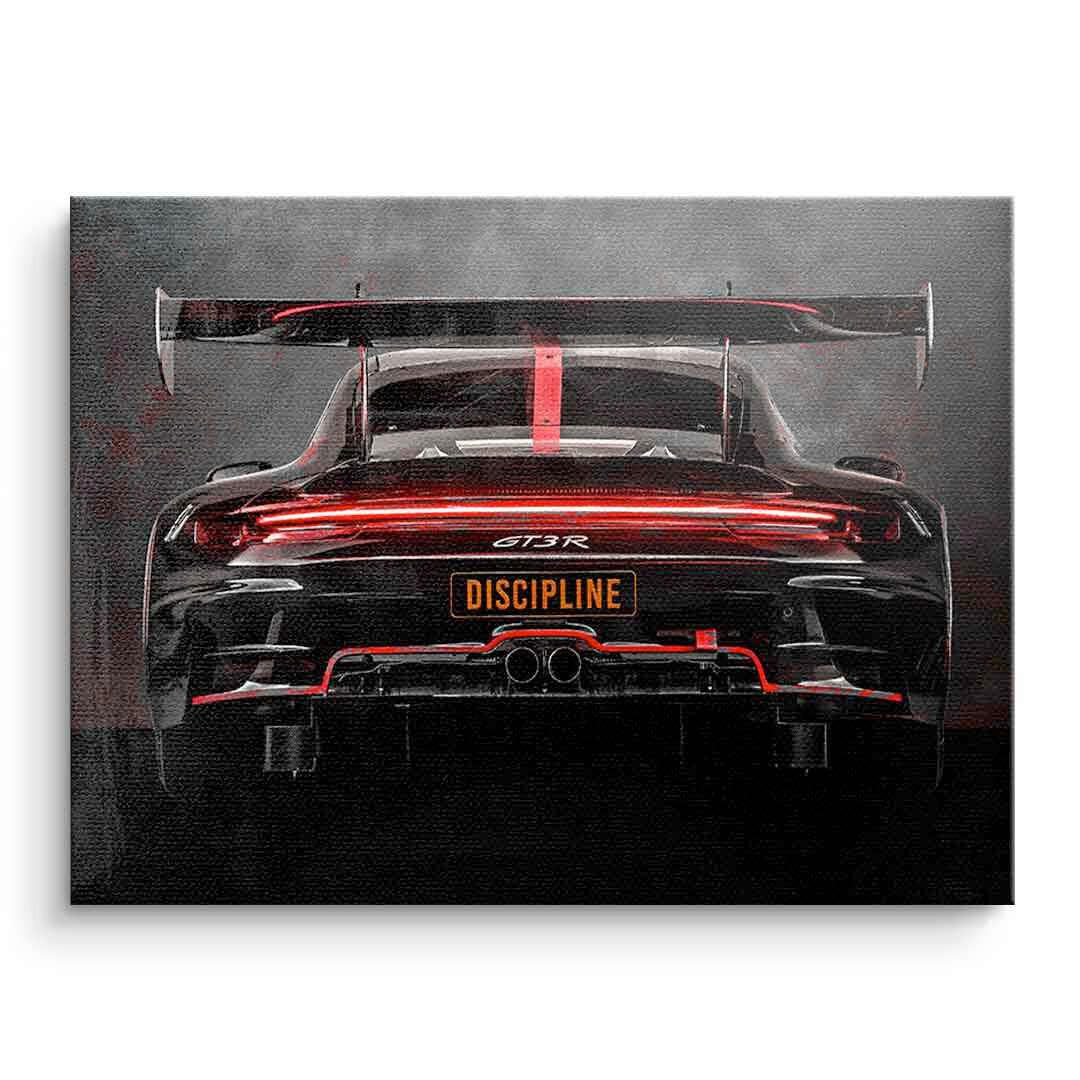 XXXLutz Leinwandbild Porsche Backside Mehrfarbig