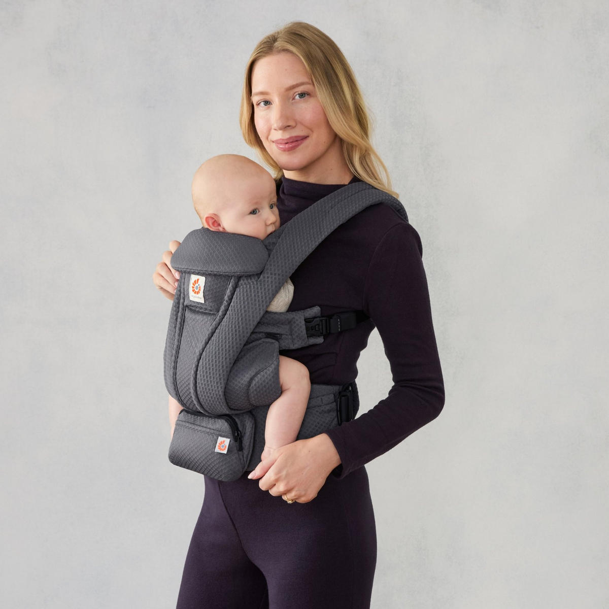 KENGUR NOSILJKA  Omni Deluxe Mesh  - tamnosiva, Osnovno, tekstil (26.5/27.5/14.8cm) - Ergobaby