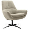 SESSEL Bouclé Beige    - Beige/Schwarz, MODERN, Textil/Metall (81/92/83cm) - Trendmanufaktur