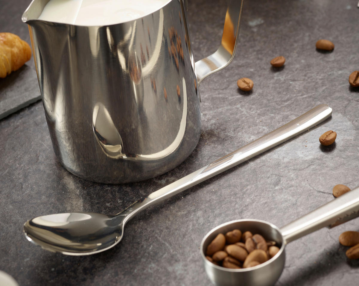 KAFFEESET 23-teilig  - Silberfarben, Design, Metall (10,5cm) - Echtwerk