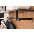 GARDEROBE 6-teilig  in 300/200/38 cm  - Eichefarben/Anthrazit, KONVENTIONELL, Holzwerkstoff (300/200/38cm) - Moderano